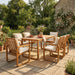 7 Piece Outdoor Patio Dining Set With Removable Cushions Hearth and Haven