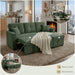 Sleeper Sectional With Pull Out Bed, Reversible Chaise Home Essentials