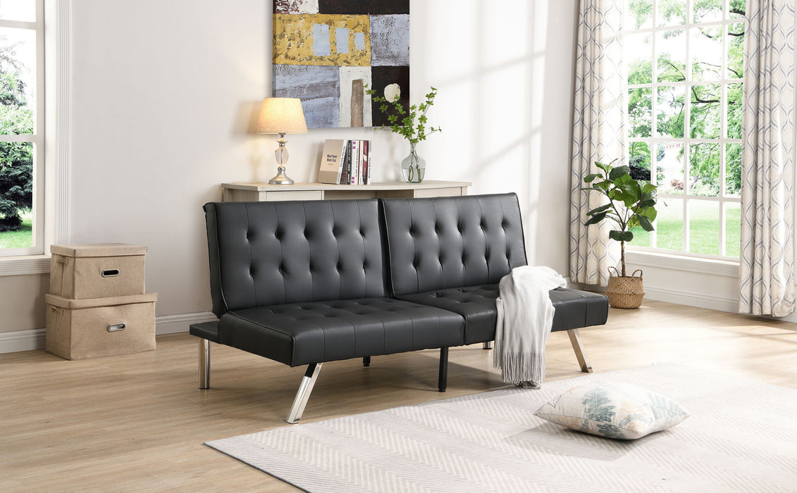Comfortable Futon Sofa Bed - Black Home Essentials