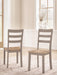 Harperfeld - Dining Room Side Chair (Set of 2) - Natural / Gray Signature Design by Ashley®