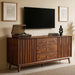 Sideboard Buffet Cabinet With 3 Drawers And 2 Storage Cabinets - Walnut Home Essentials