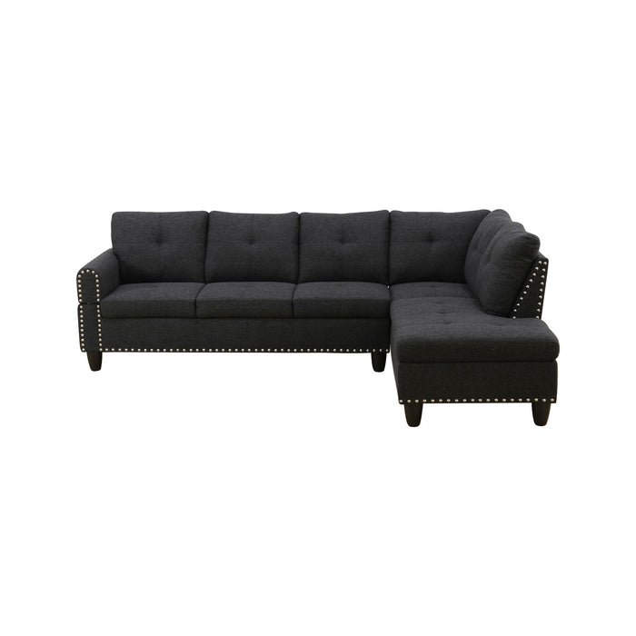 L - Shaped Sectional Sofa With Movable Left Chaise Home Essentials