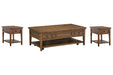 Bay Creek - Rectangular Cocktail Table Set Magnussen Furniture