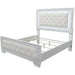 3 Piece Bedroom Set, Bed With LED Lights And 2 Nightstands Home Essentials