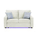 Rita - Loveseat, LED Base Lighting, Cushions And 2 Accent Pillows Matrix Furniture Group