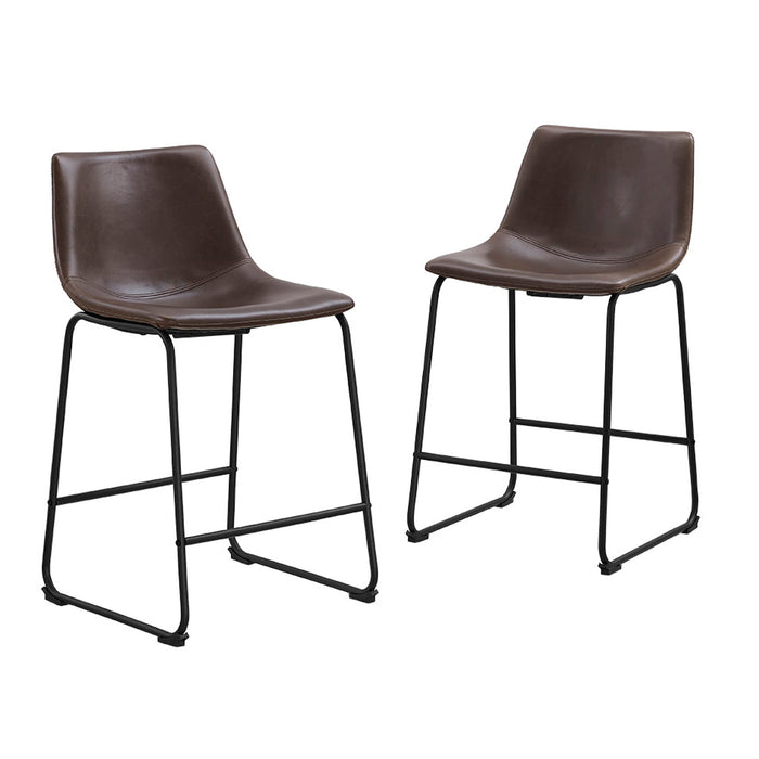 Industrial Counter Stools (Set of 2)