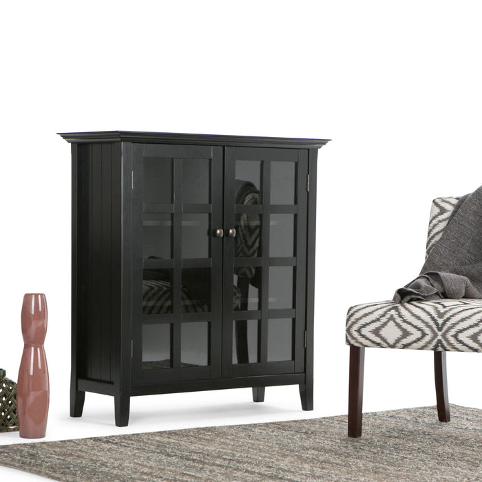 Acadian - Medium Storage Cabinet, Handcrafted Simpli-Home