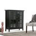 Acadian - Medium Storage Cabinet, Handcrafted Simpli-Home