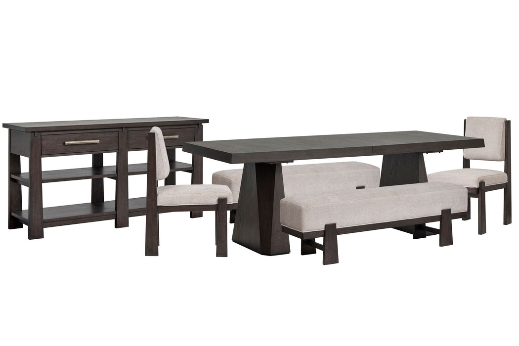 Tauren - Double Pedestal Dining Table Set Magnussen Furniture