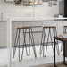 Simeon - Multifunctional Metal Stool With Wood Seat Simpli-Home