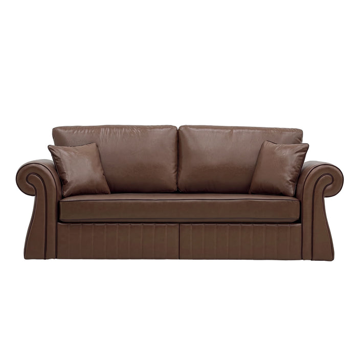 3 Seater Sofa With Pocket Coils And Foam Cushion, Removable Seat Home Essentials