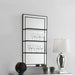 Cardinal - 3 Shelf Wall Mirror - Silver Furniture Max