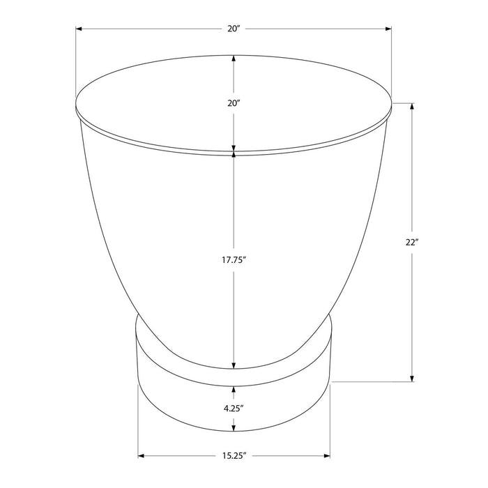 Drum Accent Side Table, Contemporary & Modern Design 8th Street