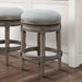 Rustic Elegance Backless Swivel Stool Home Essentials