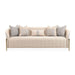 Lisbon - Sofa - Opal / Gold Michael Amini