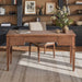 Dauphin - 3 Drawer Executive Desk - Brown Jennifer Taylor Home
