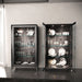 Krystal - 2 Door Vitrine - Black Camelgroup Italy