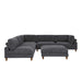 Modern Modular Sectional With Adjustable Back Support Home Essentials