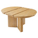 Farmhouse Oval Extendable Dining Table With Pedestal Base Hearth and Haven