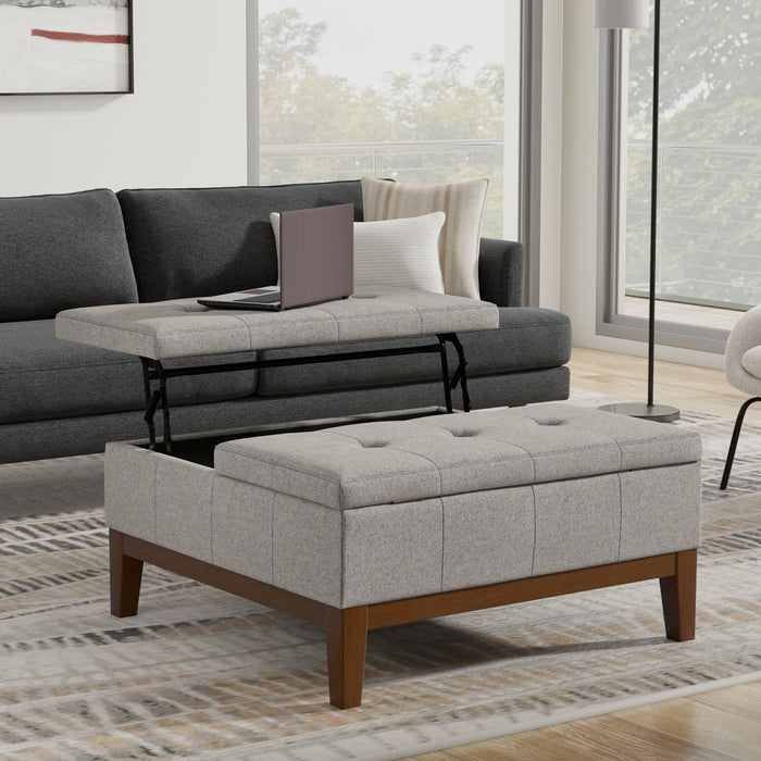 Dover - Multifunctional Lift Top Coffee Table Storage Ottoman Simpli-Home