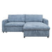 Finn - Loveseat With Pop Up Sleeper - Blue New Classic