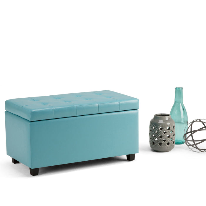 Cosmopolitan - Upholstered Storage Ottoman Simpli-Home