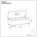 Hamilton - Upholstered Storage Ottoman Simpli-Home