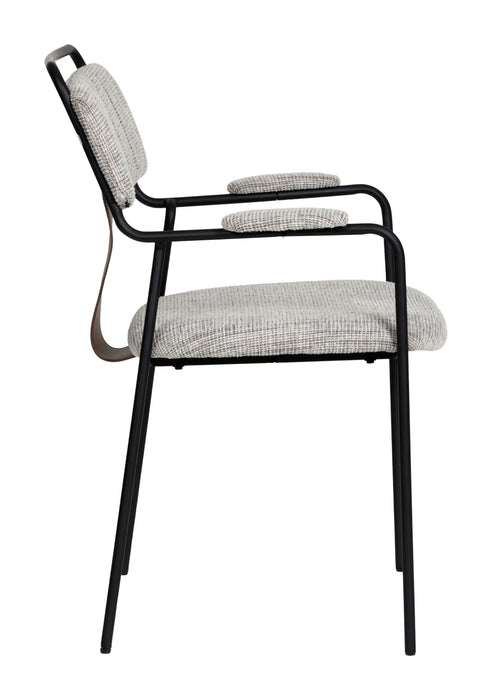 Couva - Dining Chair (Set of 2) - Gray Tweed Zuo Modern