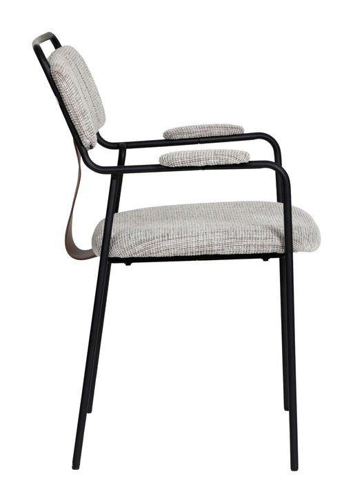 Couva - Dining Chair (Set of 2) - Gray Tweed Zuo Modern
