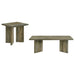 Neskowin - 2 Piece And End Table Set With Geometric Panels - Brown Furniture Max
