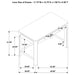 Flores - 2 Drawer Makeup Vanity Table - Mango Color Furniture Max