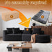Upholstered Oversized Sectional Sofa, 4 Seater Extra Deep & Wide Curved Cloud Couch With 4 Throw Pillows For Living Room - Black Home Essentials