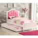 Contemporary Style Bed With Trundle Home Essentials