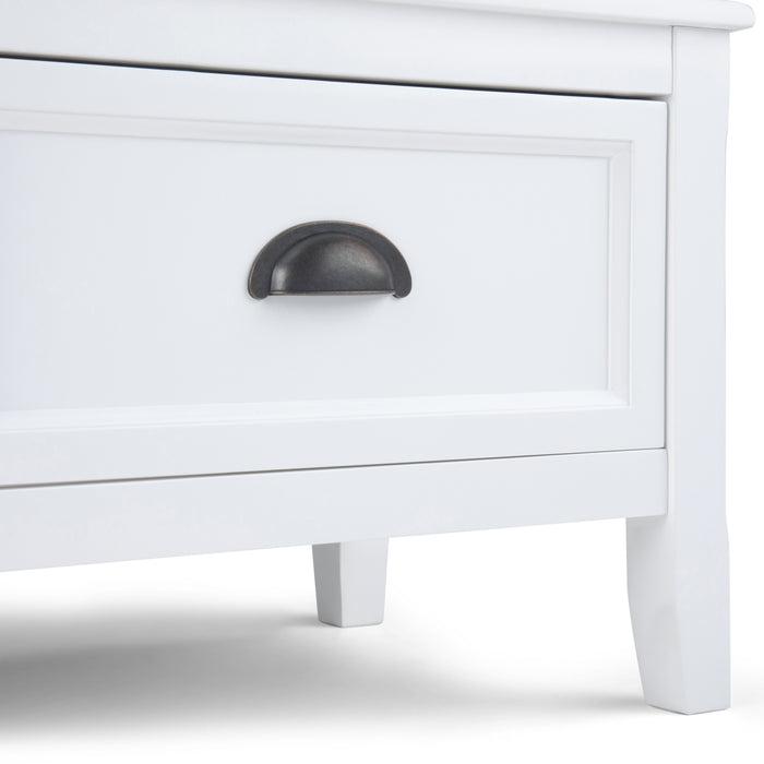 Burlington - Entryway Storage Bench With Drawers - White