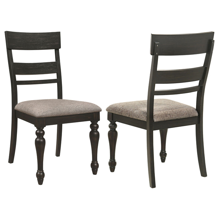 Kavita - Dining Side Chair (Set of 2) - Charcoal Furniture Max