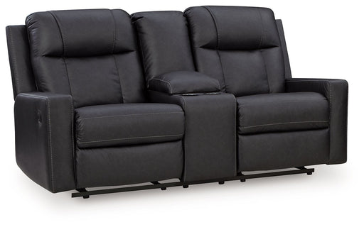 Mackmenville - Double Reclining Loveseat With Console Benchcraft®