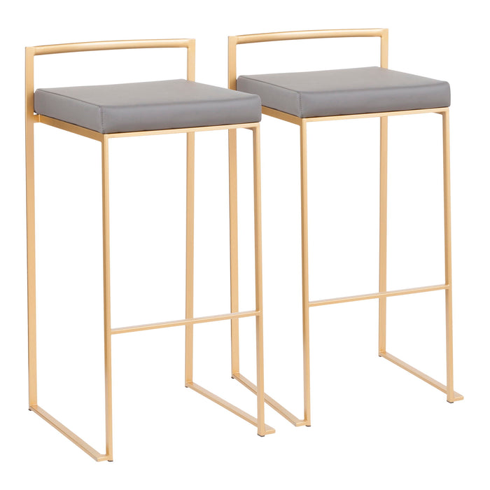 Fuji - Contemporary / Glam & Quality Construction Barstool Lumi Source