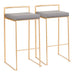 Fuji - Contemporary / Glam & Quality Construction Barstool Lumi Source