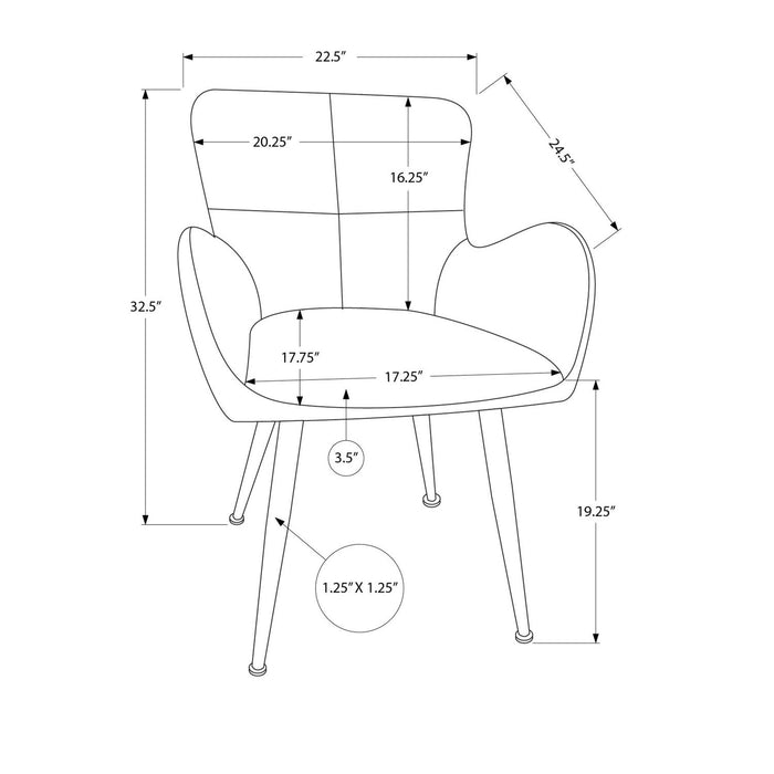 Dining Chair For Kitchen (Set of 2) - Black 8th Street