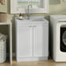 Murphy - Laundry Cabinet & Faucet And Stainless Steel Sink Simpli-Home