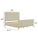 Adeline - Bed With LED Light (High Footboard) Home Essentials