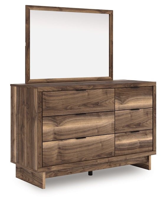 Chirason - Dresser And Mirror - Brown