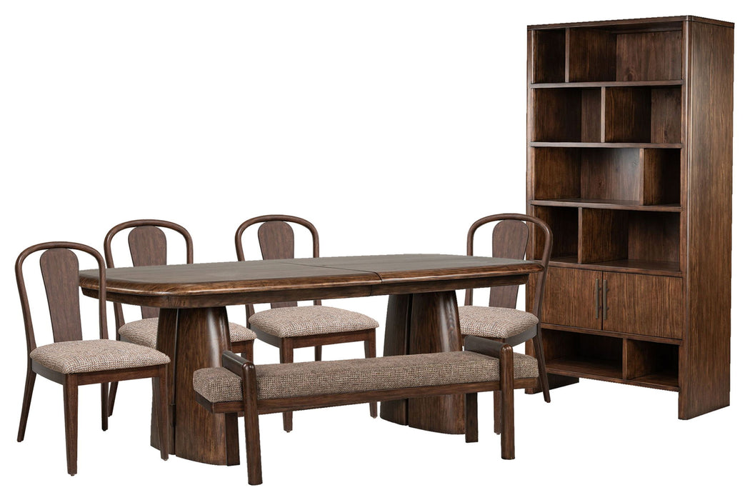 Belville - Extendable Trestle Dining Table Set Magnussen Furniture