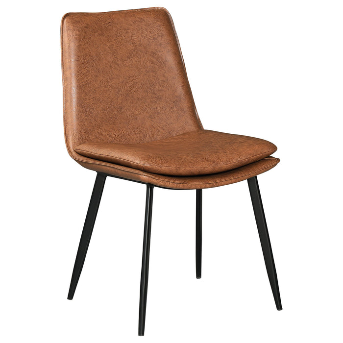 Feast - Coffee Dining Chair (Set of 2) - Coffee Furniture Max