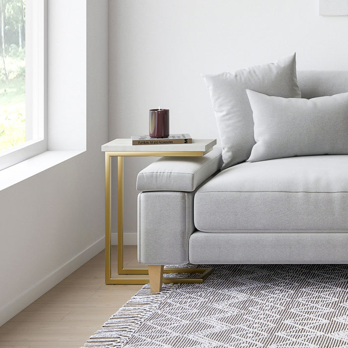 Skyler - C Side Table Handcrafted Simpli-Home