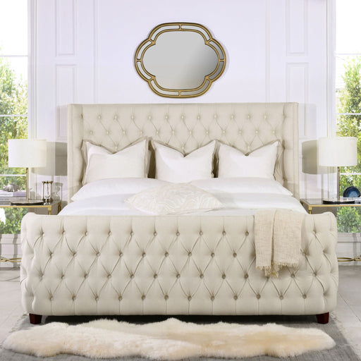 Brooklyn - Tufted Panel Bed Headboard And Footboard Set Jennifer Taylor Home