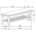 Bench With Upholstery Design - Ivory Furniture Max