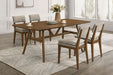 Miller - 5 Piece Set (78" Dining Table With 4 Side Chairs) - Walnut / Gray New Classic