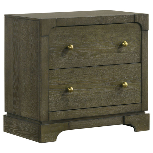 Sundance - 2 Drawer Nightstand - Dark Brown Furniture Max