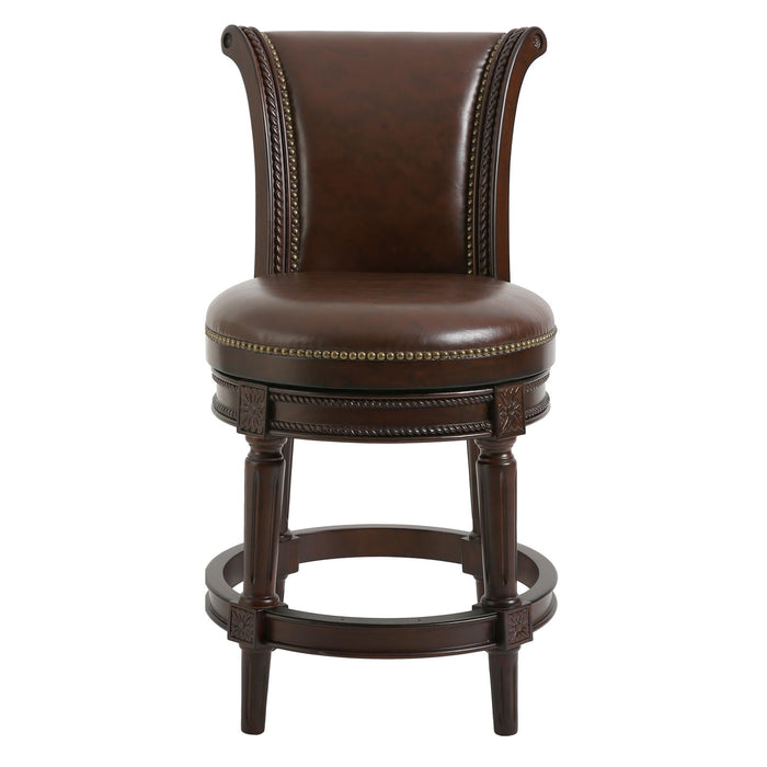 Swivel Barstool With High-Back Home Essentials